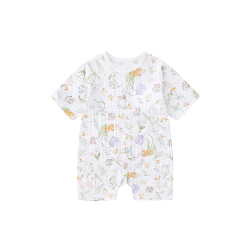 Dudujia Lightweight 100% Cotton Baby Summer Romper