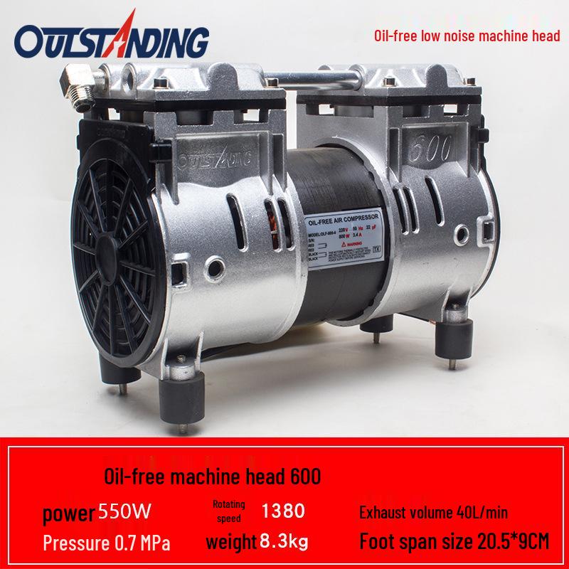 Aotusi Silent Oil-Free Air Compressor Pump Head 550W-1500W