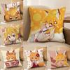The Helpful Fox Senko San Cartoon Pillow Case Anti-Dustmite Pillowcase Invisible Zipper Silky Sofa Cushion Cover