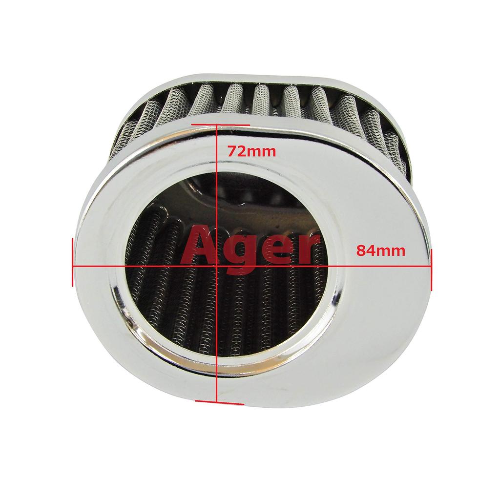 Ager Oval Power Filter 54mm Plated 4 Pack