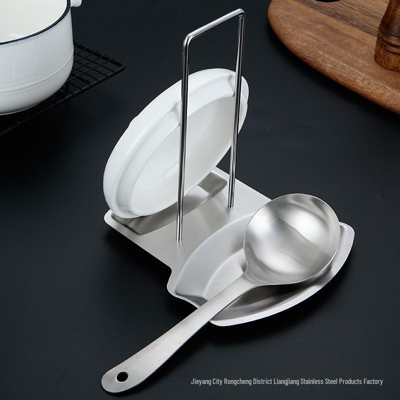 Stainless Steel Removable Spoon and Pot Lid Holder