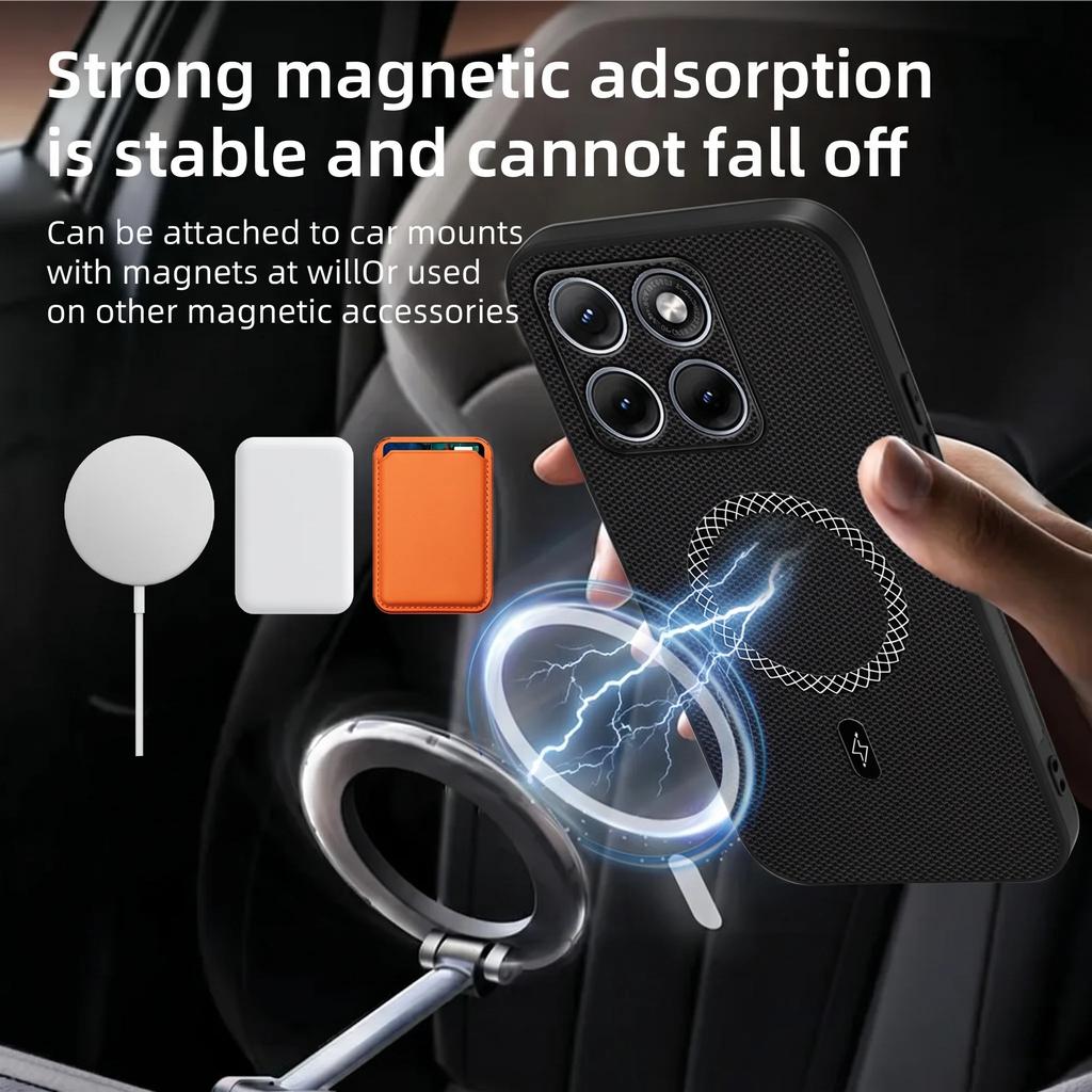Wireless Charging Fabric Case for Motorola MOTO Edge 70 Fushion Edge 60 Pro Edge70 Edge60 Fashion Anti-Scratch Back Cover