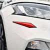 8pcs Car Door Anti-collision Strips, Rear Bumper Protector, Rearview Mirror Anti-collision Stickers, Door Edge Scratch