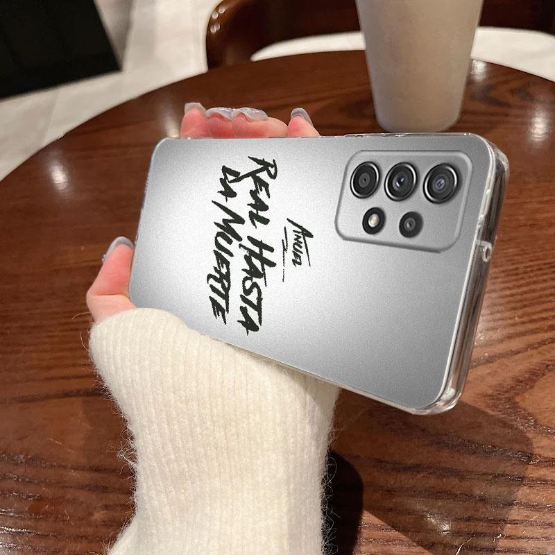 Anuel AA Real Hasta La Muerte Clear Phone Case For Samsung Galaxy A56 A57 A37 A55 A54 A36 A26 A25 A16 A17 A07 A52 A73 A53 Cover
