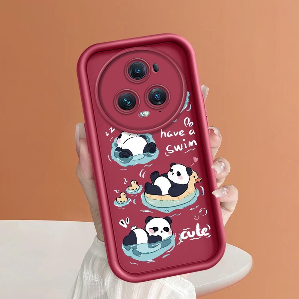 Soft Silicone Square Ladder Printing Pattern Phone Casing Full Cover Camera Shockproof Protection Rubber Case for Huawei Honor