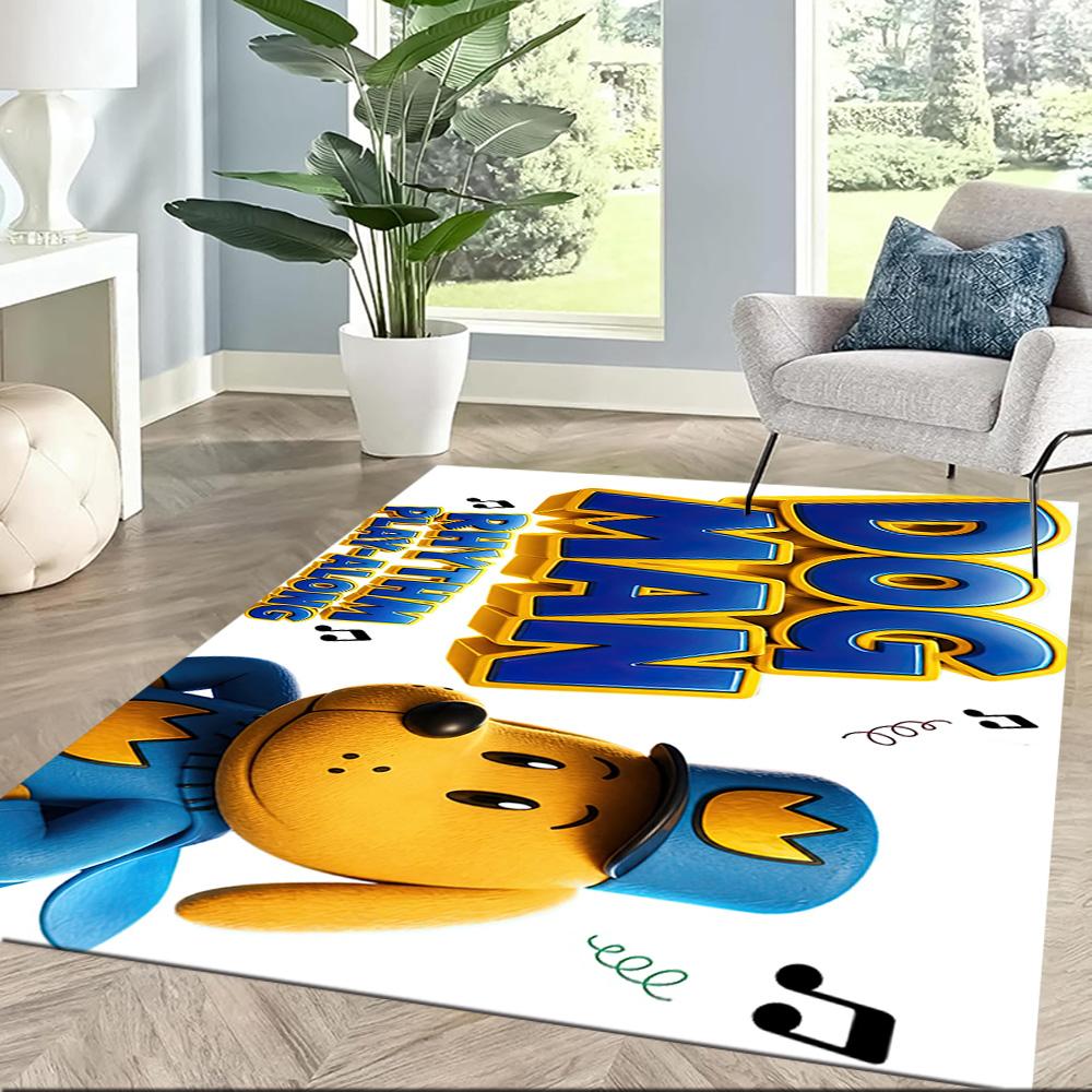 Dog Man Square Rugs Are a Great Choice for Living Rooms, Bedrooms, Home Décor, and As Gifts.