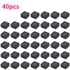 40pcs Jewelry Display Box 3cm Acrylic Boxes with Transparent Display Window Sponge Interior for Rings Earrings Brooches Gemstone