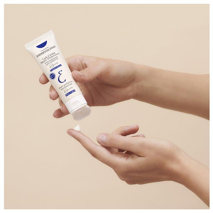 Lait-Crème Multi-Protection - EMBRYOLISSE - Tube 40ml - Hydratation 7 en 1 - Anti-lumière bleue - Sans parabène