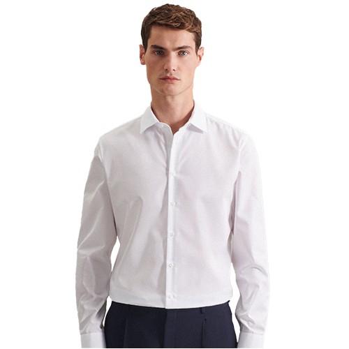 Seidensticker Mens Oxford Shaped Long-Sleeved Shirt