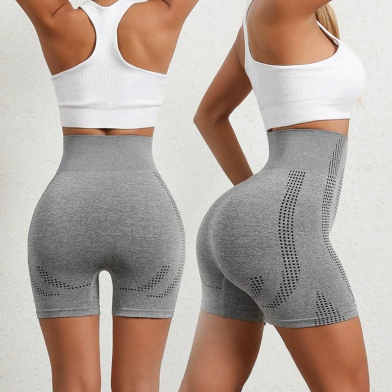 Women's High-waisted Hip Lifting Fitness Shorts Tight Shaperwear