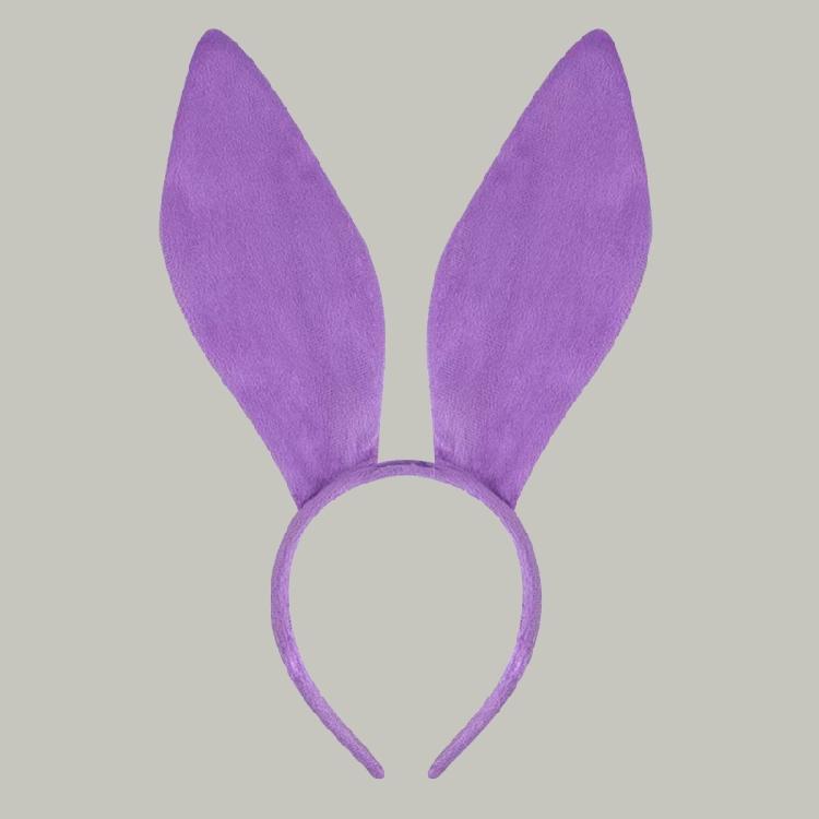 Diadema a forma di orecchie lunghe da ragazza Divertente cerchietto da coniglio per festa Compleanno Fasce per capelli Copricapo da palcoscenico Accessori per foto di Pasqua
