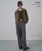 MUSINSA STANDARD WOMAN Pigment Wide Cargo Pants [Charcoal Grey]