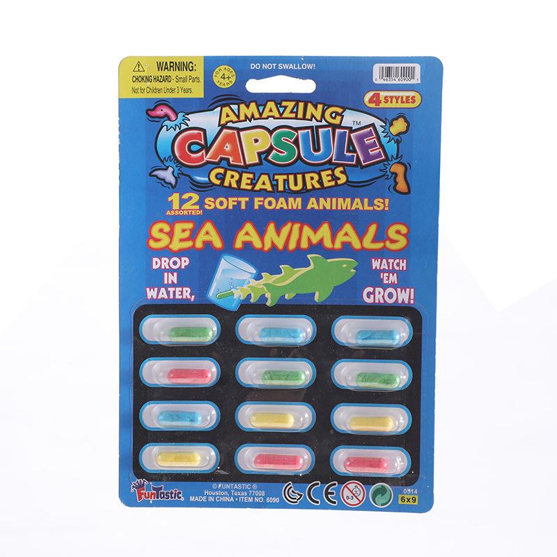 

Bubble Swelling Capsules Bath Toy Absorbent Sponge That Grow Larger When Exposed To Water Small Animal Children S Cognitive Toys