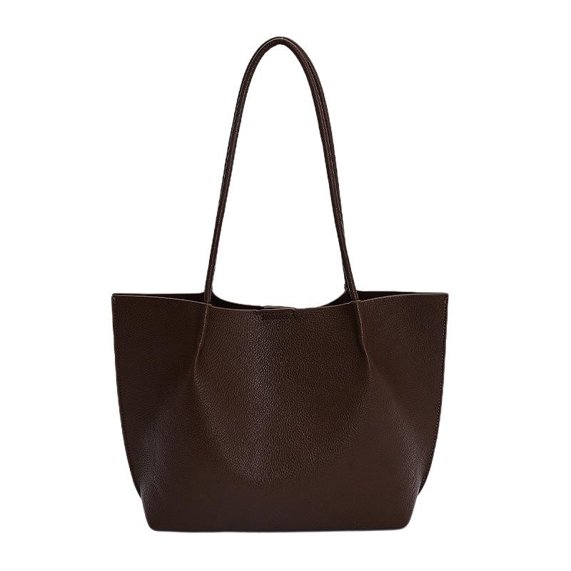 

Large-capacity commuter tote bag, high-value simple large bag for women 2025 new women s bag, shoulder bag for college students in class