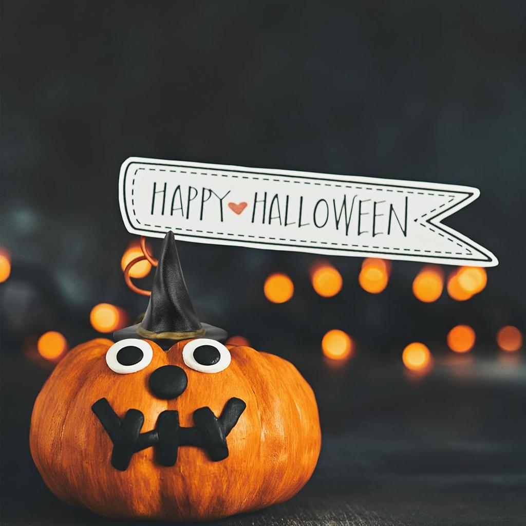 Bottle Witch Hat Toppers 24PCS Miniature, Witch, Halloween & Mini Doll House Decor