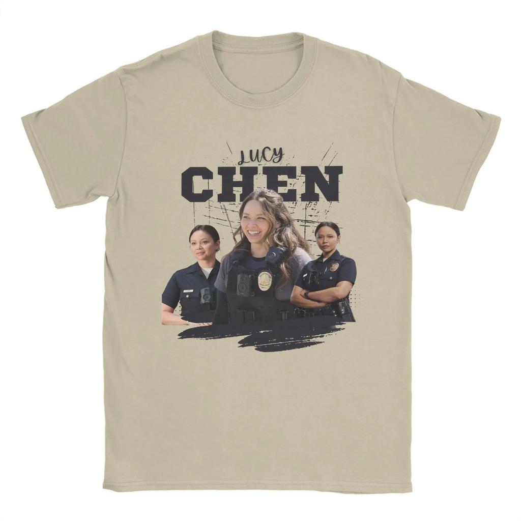 Leisure Lucy Chen Melissa O'Neil The Rookie T-Shirts for Men Cotton T Shirts Short Sleeve Tee Shirt Printing Clothing