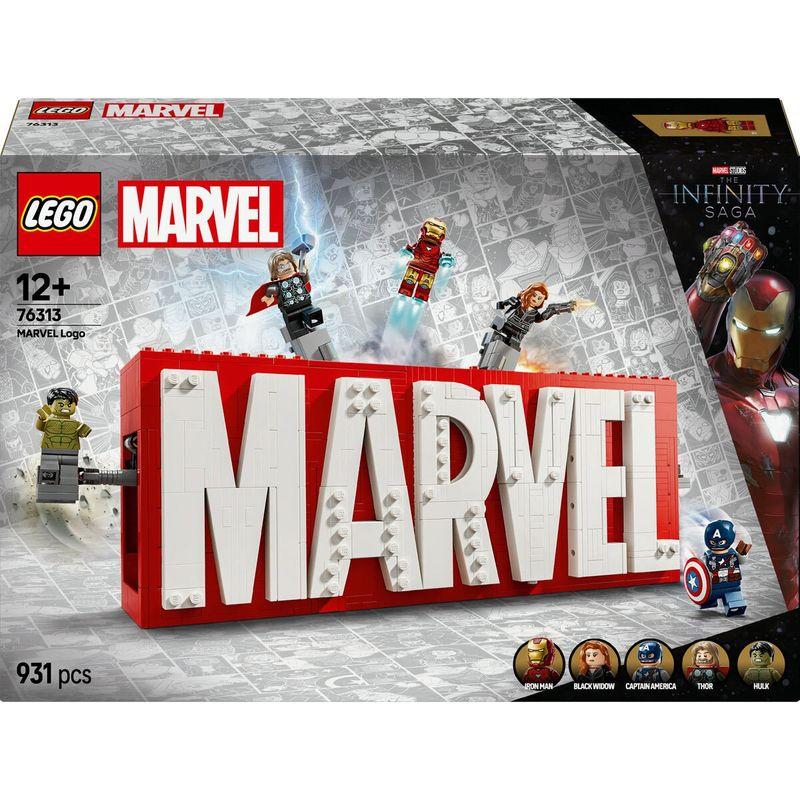 Lego Marvel Logo & Minifigures