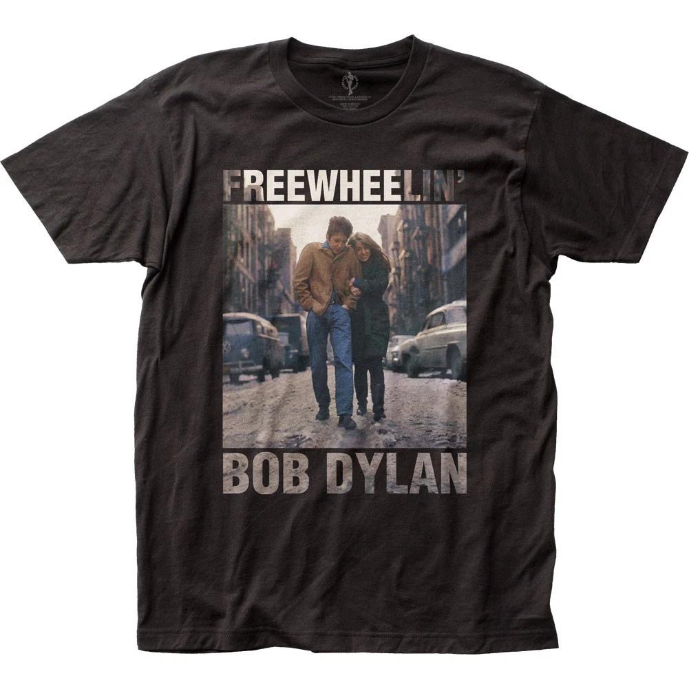 Bob Dylan Freewheelin Mens T Shirt Music Classic Concert Rock Band Tee New Black XL