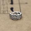 New Retro Wufu Copper Coins and Five Emperors Coins Open Rings for Men and Women Retro