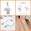 925 Silver travel Airplane and luggage Charms Beads Fits 3mm Bracelet Necklace DIY Women Jewelry Gifts