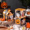 10Pcs Non Candy Snack Packaging Box Cartoon Ghost House Cookie Box  Themed Party Supplies