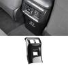1pc Car Air Vent Cover Trim Carbon Fiber Look Rear Seat ABS Plastic Air Vent Cover Trims For Toyota Rav4 Car Accessories