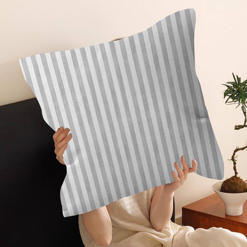 Fashion Stripes Design Art Pink Color Personalized Pillow Dust Cover Bedroom Kids Party Decoration Pillowcase Birthday Gift