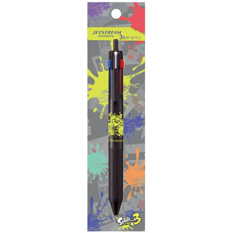 

Splatoon 3 Jet Stream 3 Color Ballpoint Pen Squid (1)