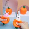 Squeeze Toys Carrot Rabbit Fidget Toys Pop Up Squishy Rabbit In Carrot Stress Relief For Kids Adult Novelty Toy Easter Gift