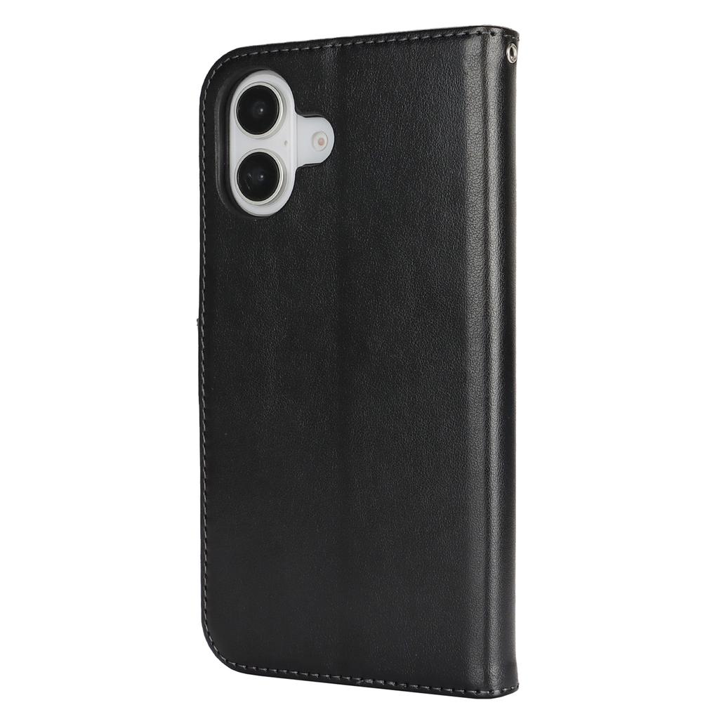 For iPhone 16 Plus Case R61 Texture Wallet Leather Flip Phone Cover