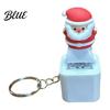Novelty Christmas Party Favor Santa Sound Light Keychain Interactive Glowing Ornament with Festive Tunes Funny Xmas Gift for Adults USB-C