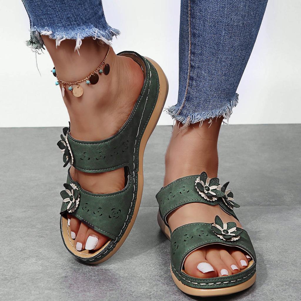 Pedicure Sandals For Women With Toe Separator Women Shoes Sandals Thick Sole Wedge Heel Sandalias De Mujer Verano 2026