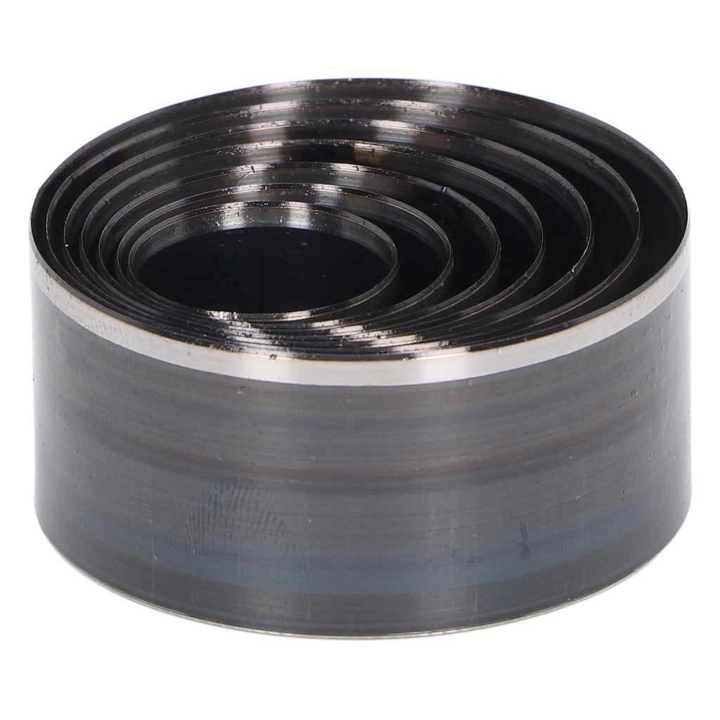 7PCS Set Leather Cutting Dies Set Round Shape Leather Round Cutting Die for Handcraft