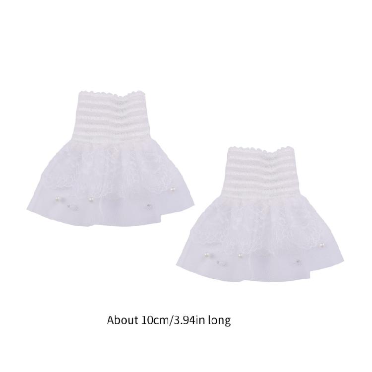 Women Flared Organ False Sleeves Detachable False Cuffs Wrist False Sleeves