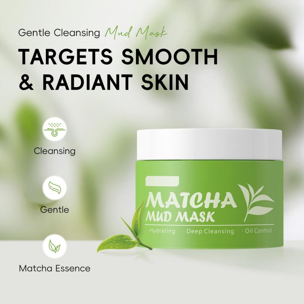 Matcha Mud Mask Hydrating Deep Cleansing Oil Control Mask