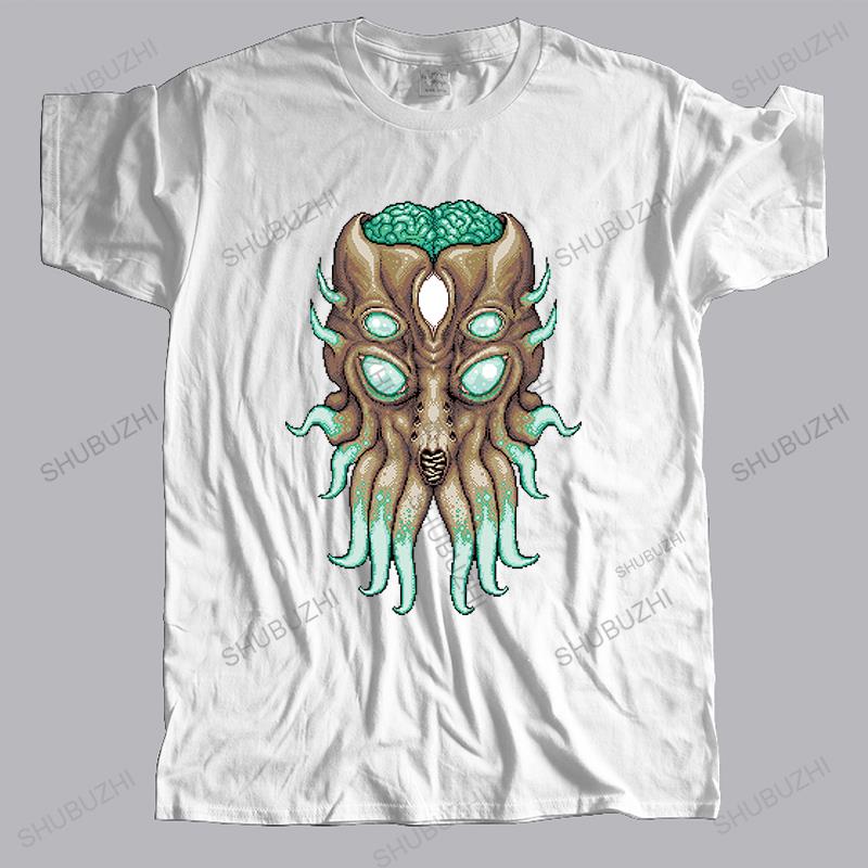 Men Fashion Brand T-shirt O-neck Tshirt Black New Terraria T Shirt Terraria Moon Lord Unisex Tee-shirt Teenagers Cool Tops