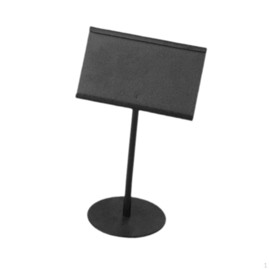 Business Card Holder Name Holders Stainless Steel Sign Number Stands for Buffet Party