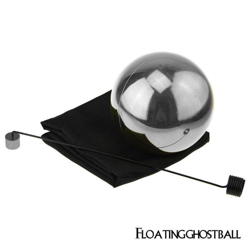New 11.5cm Silver Zombie Floating Ball With Foulard Magic Trick Stage Mentalism