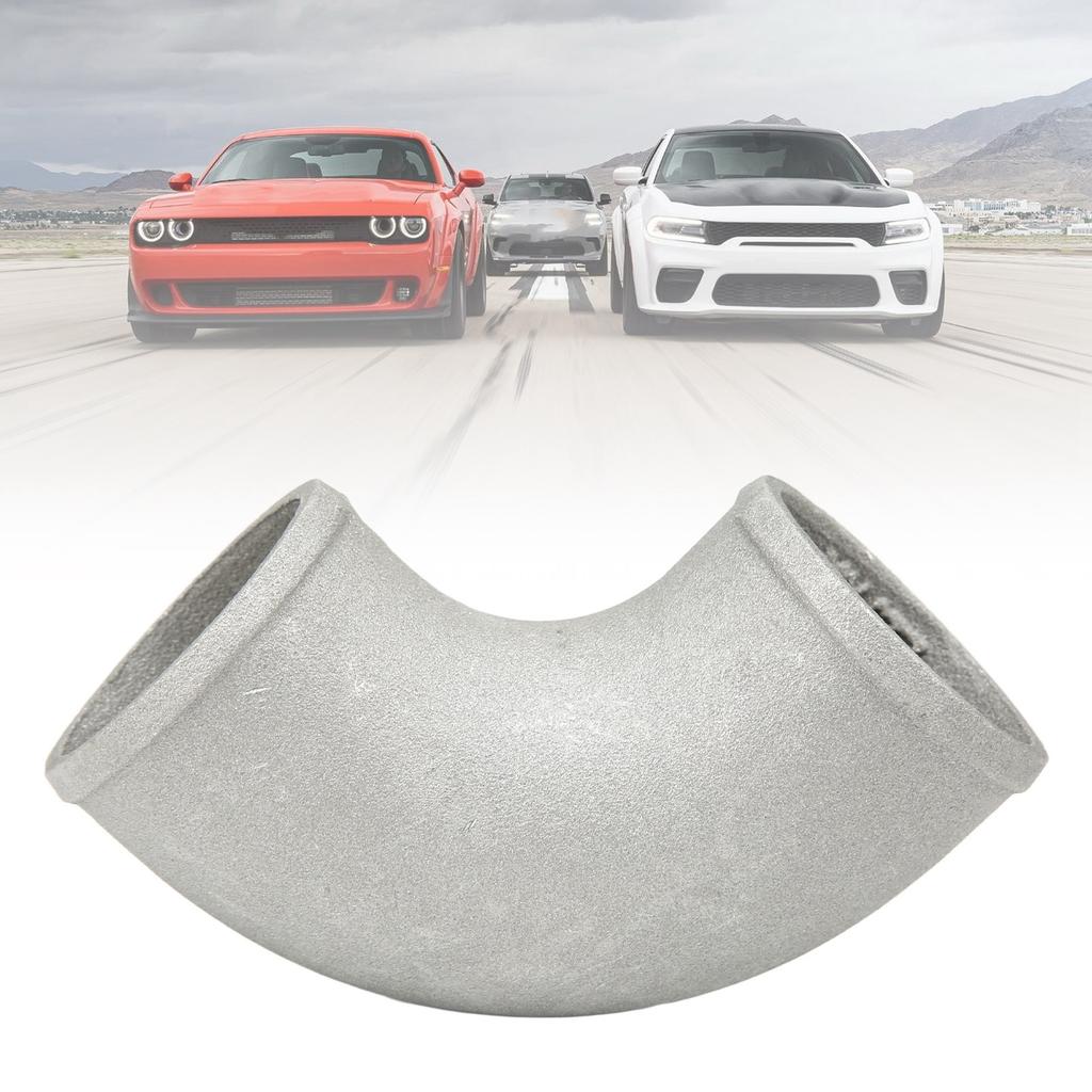 Turbo Intake Elbow Pipe 2.25in OD Cast Aluminum 90 Degrees Intercooler Tight Bend Tube for Cars