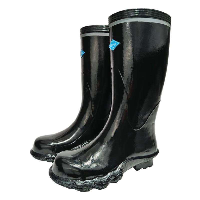 Shuangan Steel Toe Industrial Safety Rain Boots 41 чёрный