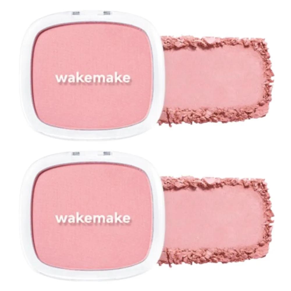 WAKEMAKE Румяна-хайлайтер Sheer Breeze Pink Blusher 04 Berish X2