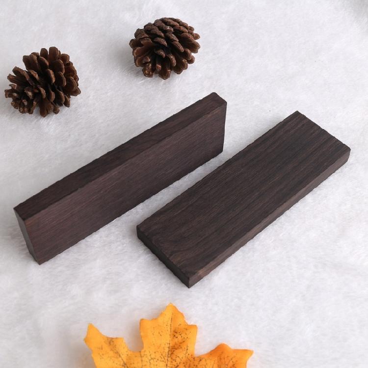 2/4pcs DIY Knife Handle Material Timber Wood Block Blackwood Craft Tools