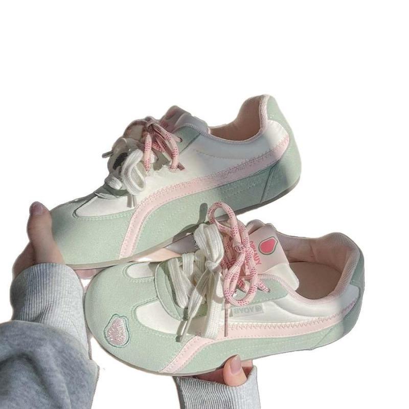 Studenten-Trendmode Sommer neu hässlich süß großer Kopf Brotschuhe vielseitige lässige flache Schuhe Damen