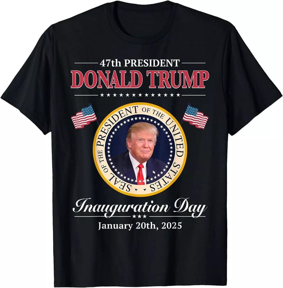 2025/Donald Trump 47th President Inauguration 2025 Supporters T-Shirt Unisex T-Shirt M