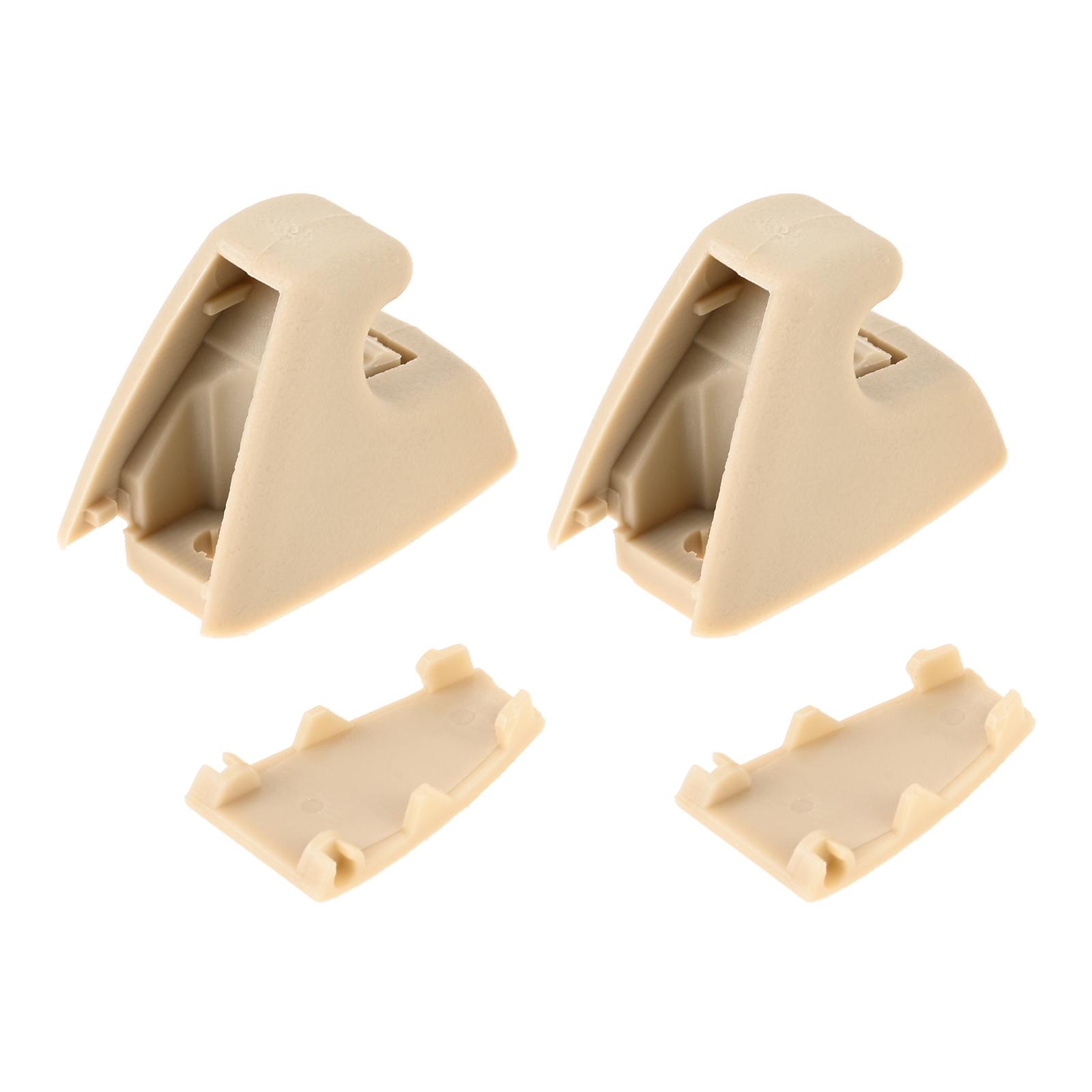 2Pcs Beige/Gray Sun Visor Support Clip 95994975 Car Sunshade Support Clip Fixing Bracket Hook Car Interior Decoration Accessory бежевый