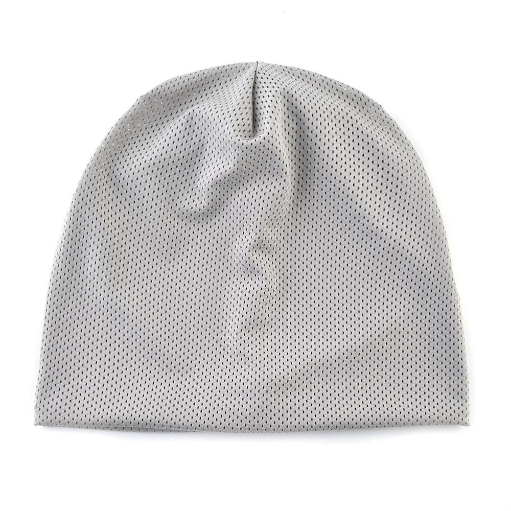 European and American Style Men and Women Spring Summer Solid Thin Fitness Sports Running Hat Pullover Bald Head Hat