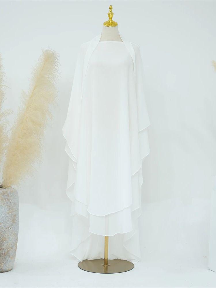 Ramadan Khimar Abaya Saudi Arabia Turkey Islam Muslim Hijab Dress Prayer Clothes Abayas for Women Kebaya Robe Femme Musulmane