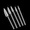 5pcs Electric Woodworking Milling Cutter Drill Bit, Furniture Tea Table Wood Carving Root Carving Grinding Polishing Tool 5pc Carving Knife Set