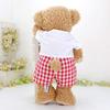 Cushu Cush Duffy and ShellieMay Costume, Made In Japan, Plush Toy Accessories, Red Gingham Check, Cute Dress-Up Outfit, White T-Shirt, Romper, Bow
