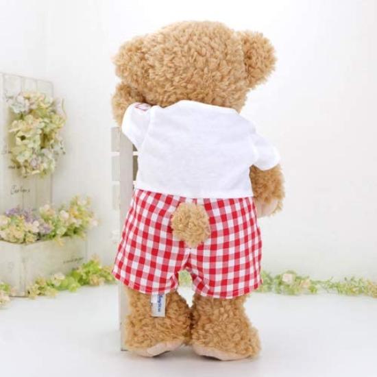 Cushu Cush Duffy and ShellieMay Costume, Made In Japan, Plush Toy Accessories, Red Gingham Check, Cute Dress-Up Outfit, White T-Shirt, Romper, Bow